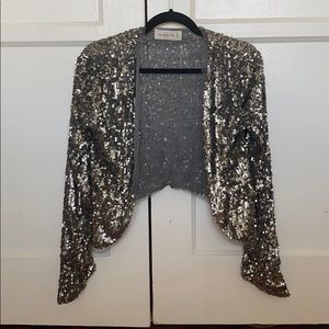 SEQUIN CARDIGAN